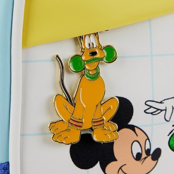 Loungefly Disney Mickey and Minnie Mouse Mousercise Mini Backpack - Picture 5 of 6